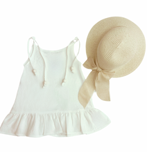 Load image into Gallery viewer, White Ruffled Dress