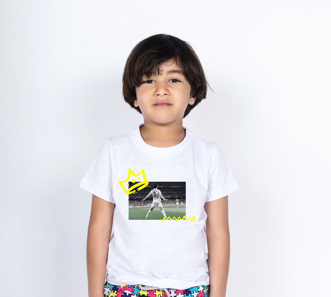 Boys Short Sleeved CR7 Tee