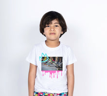 Load image into Gallery viewer, Boys Short Sleeved Skateboard Drip TEE