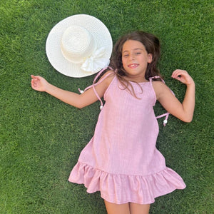 Pink Ruffled Dress