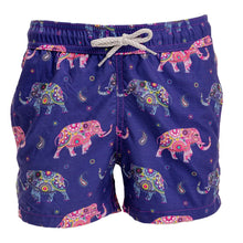 Load image into Gallery viewer, Elephant Purple Boys Swimshort