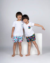 Load image into Gallery viewer, Boys Short Sleeved Black Seashell pocket Tee