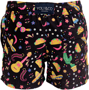 Fiesta Black Boys Swimshort