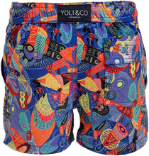 Load image into Gallery viewer, African Blue Boys Swimshort