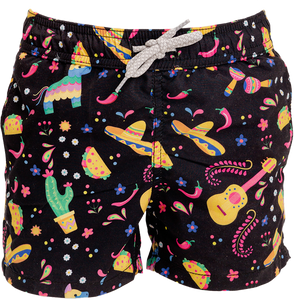 Fiesta Black Boys Swimshort